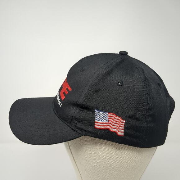 PPE Racing Equipment Strapback Hat Black One Size Solid Embroidered - Picture 3 of 8